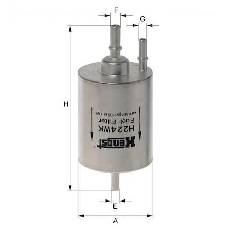 Hengst Fuel Filter, H224Wk H224WK